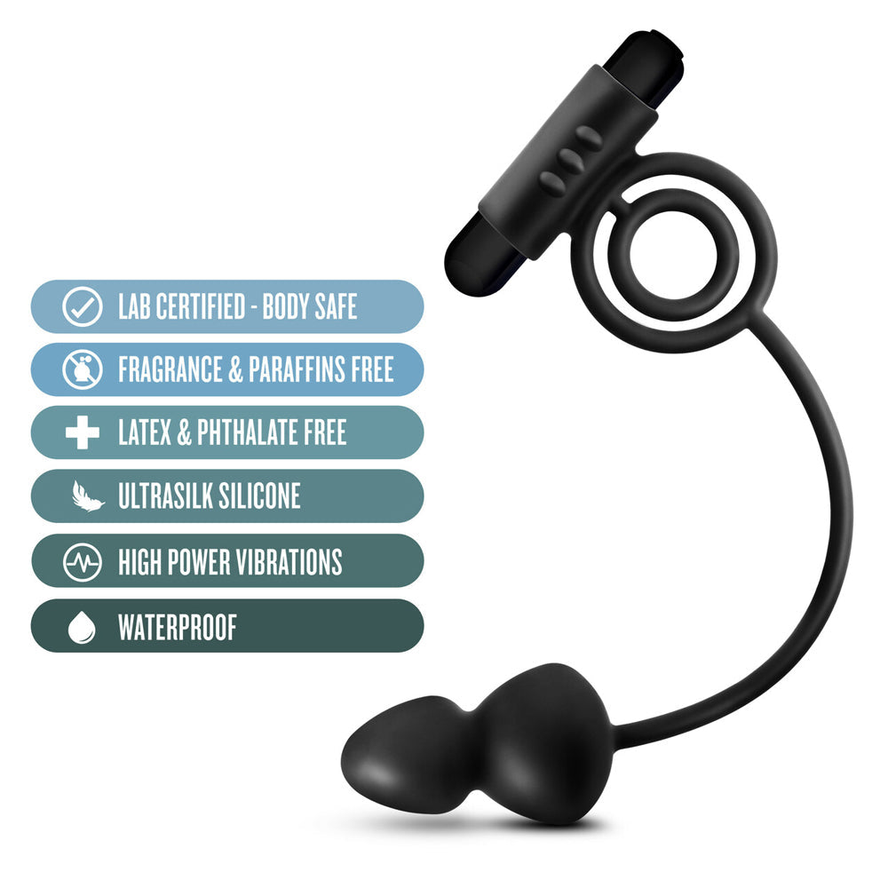 Anal Adventures - Plug with Vibr' CRing