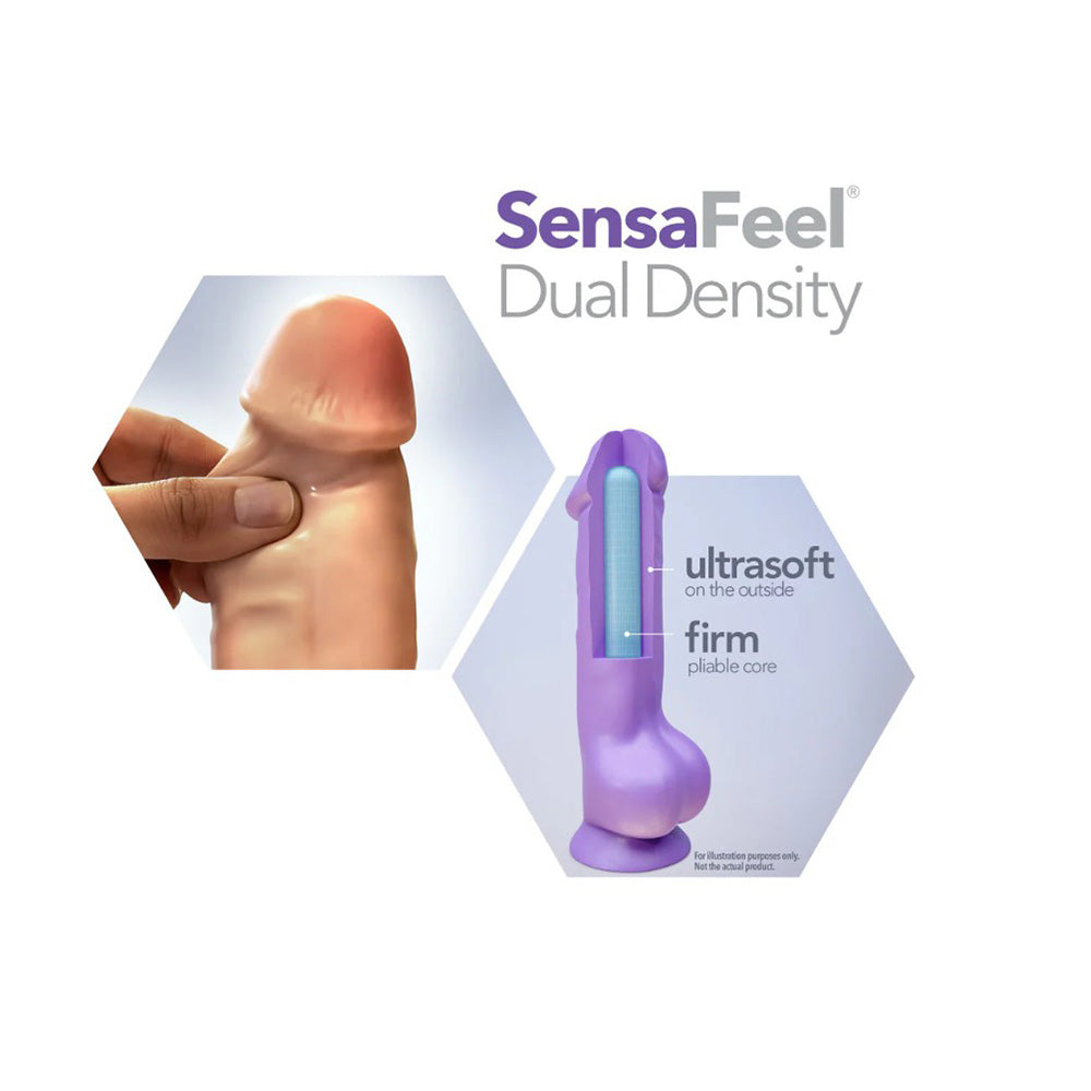 Au Naturel - Daddy - 14" Sensa Feel Dual Density Dildo - Vanilla