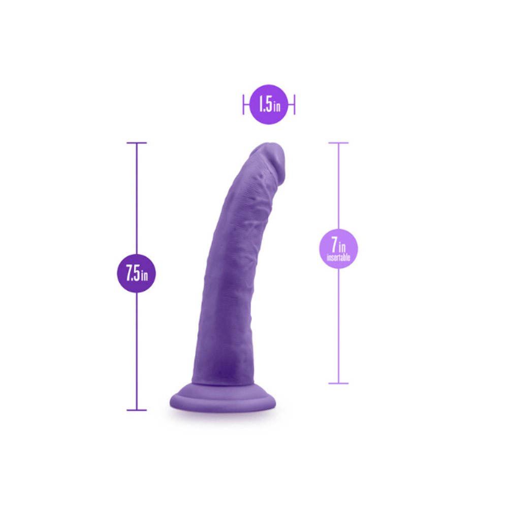 Au Naturel Bold Jack 7" Dildo - Purple