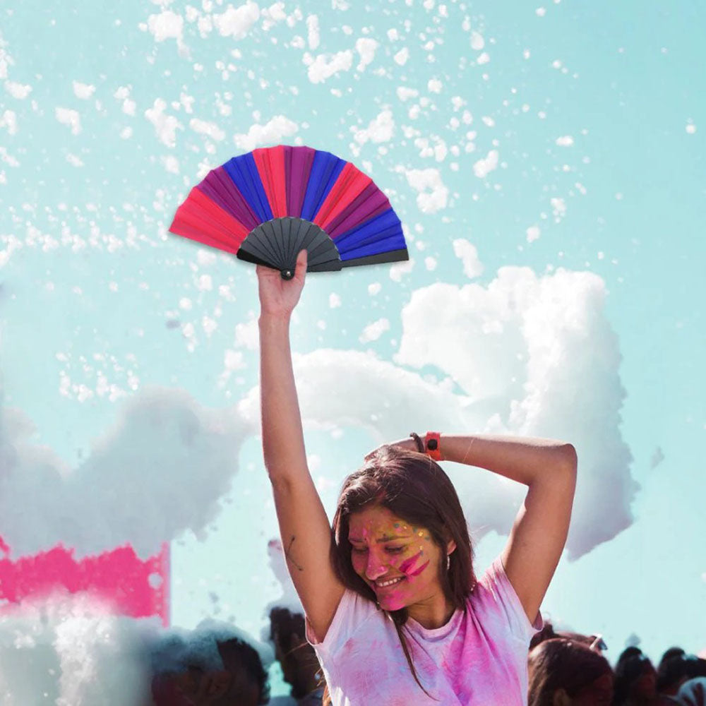 Bisexual Pride Hand Fan