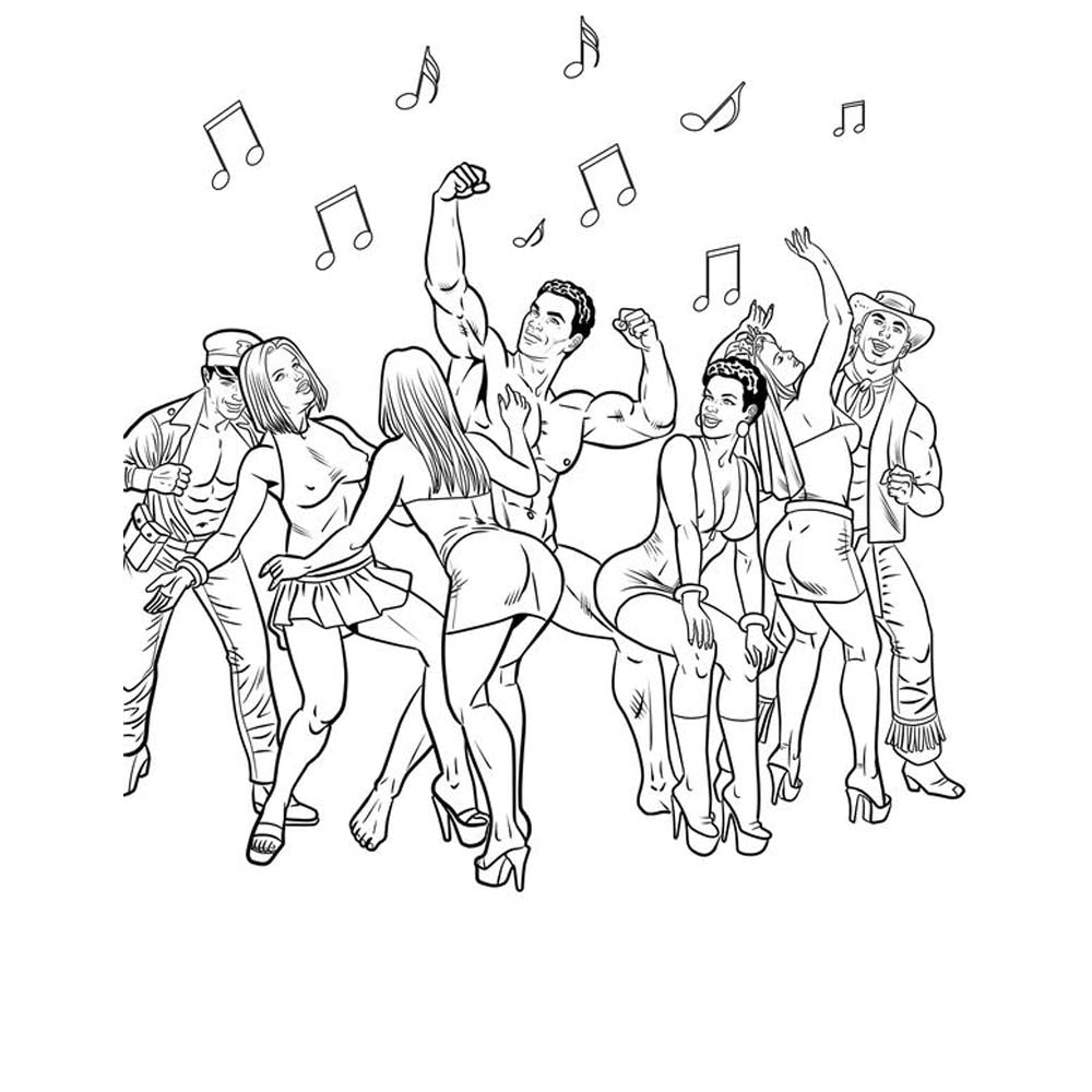 Bachelorette Party Colouring Book *