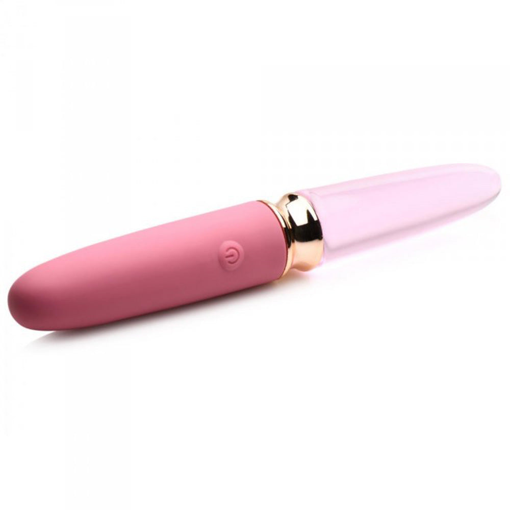 10X Dual End Smooth Silicone/Glass Vibe*