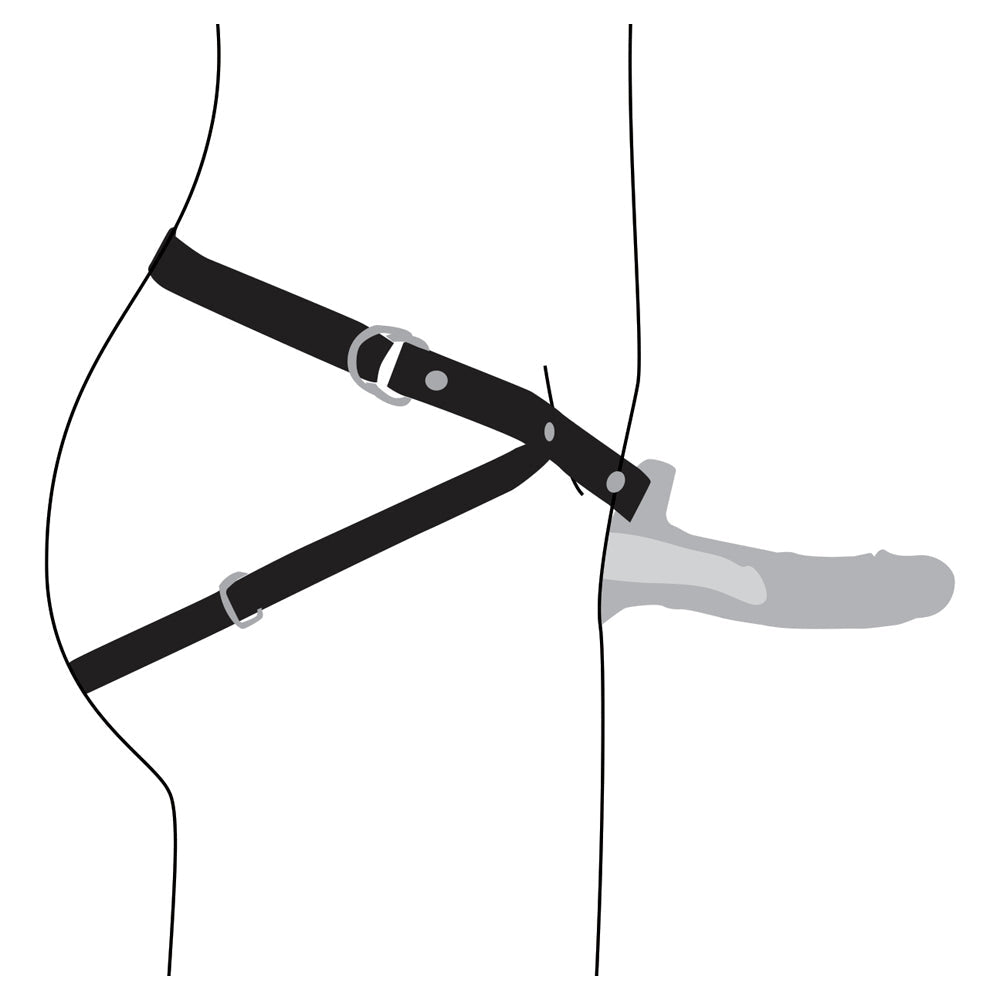 2" Erection Realistic Sheath - Black