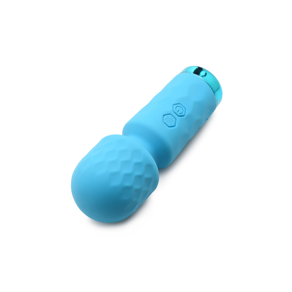 10X Mini Silicone Wand - Blue