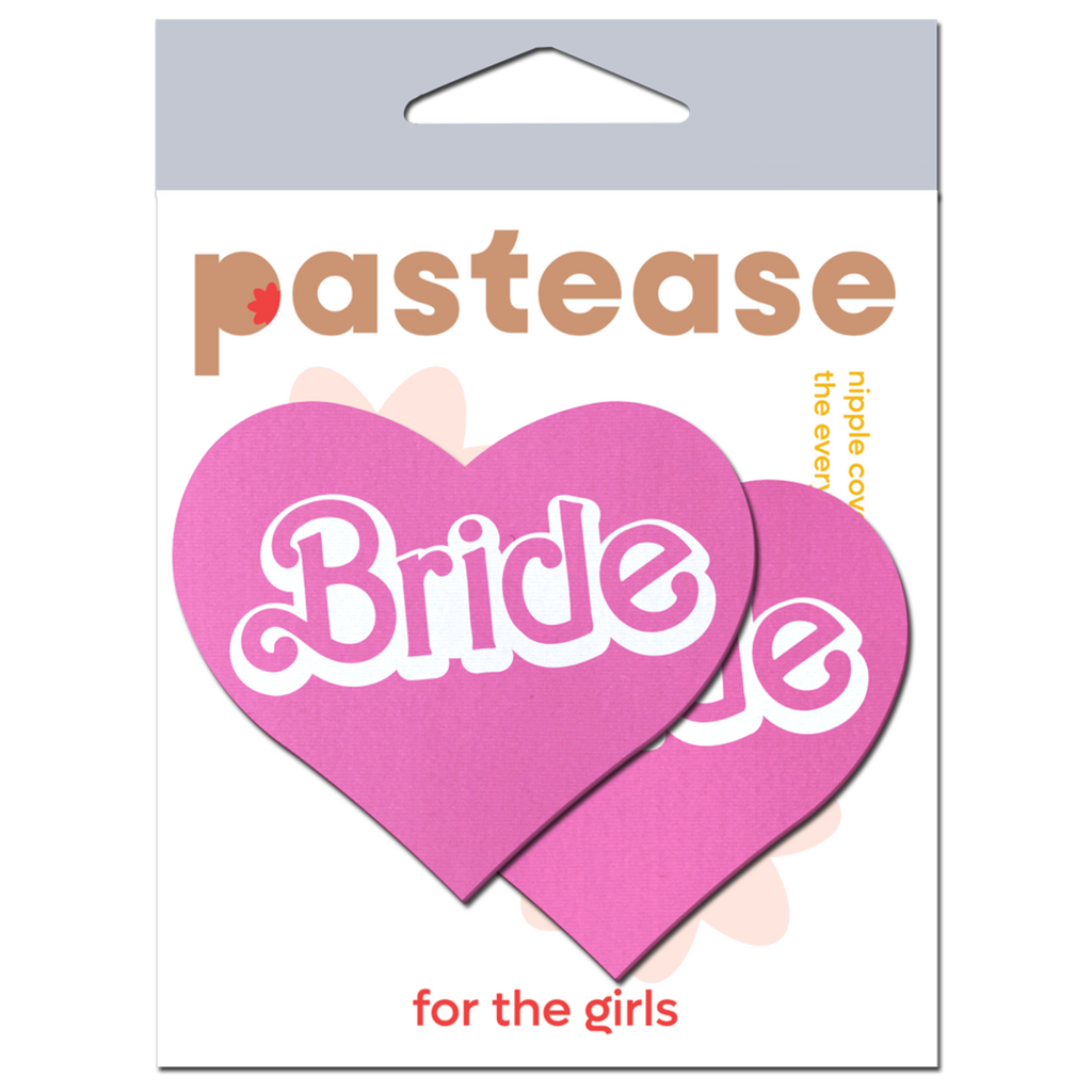 'Bride' Doll Pasties Pink Iconic Heart